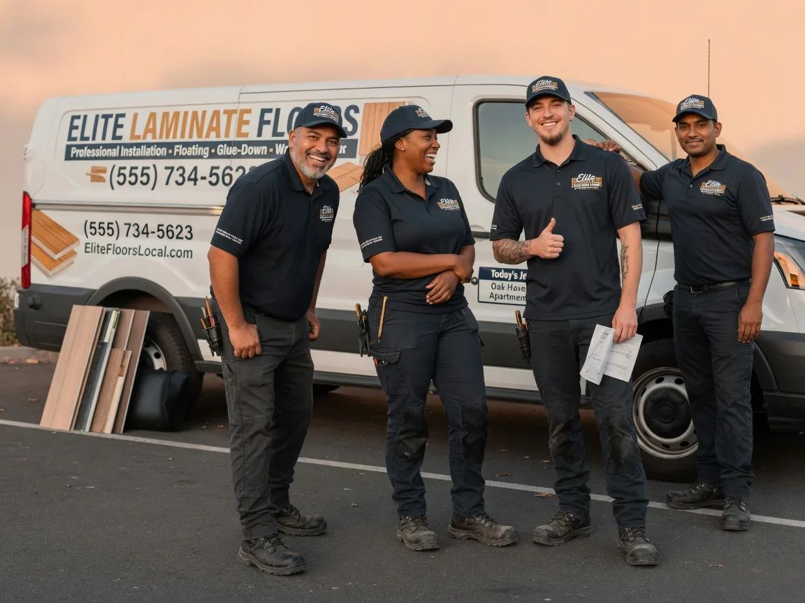 Laminate flooring installation company in New Boston, MI